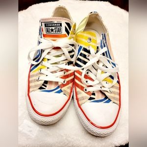 Converse Chuck Taylor All Stars Low Rainbow Canvas Shoes Size: 9 Men / 11 Women
